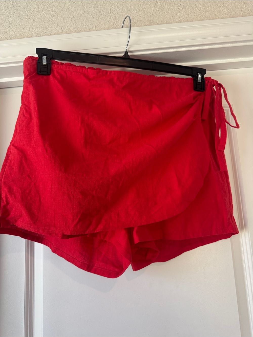 torrid Red Wrap Skort with Side Tie